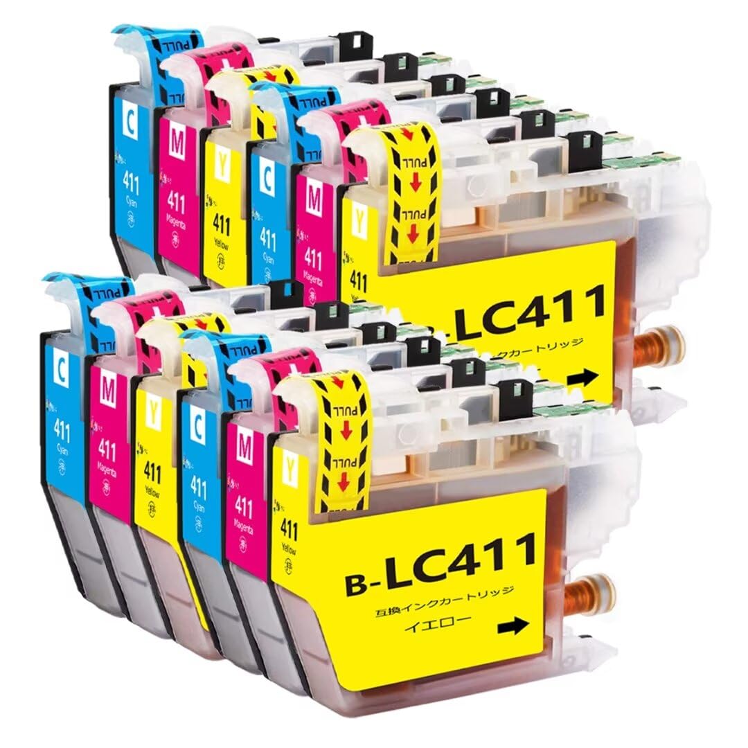 Amazon.co.jp: LC411 brother用互換インクカートリッジブラザー用